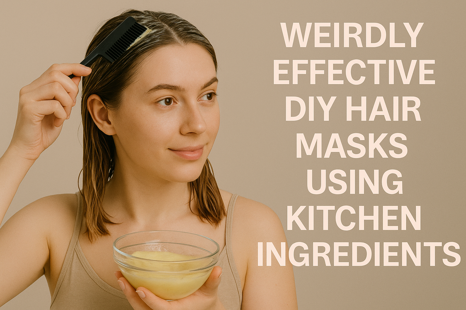 Weirdly Effective DIY Hair Masks Using Kitchen Ingredients