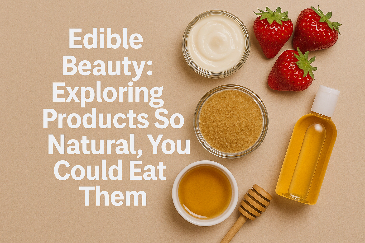 Edible Beauty: Exploring Products So Natural, You Could Eat Them